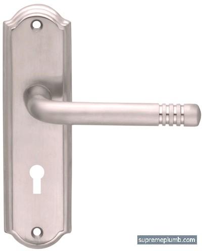 Madrid Lever Lock Satin Nickel 